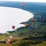 Плещеево озеро на воздушных шарах
